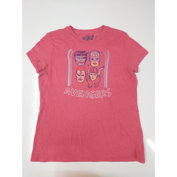 Graphic T Shirt Size Large Short Sleeve Avengers Hulk Cpt America Flash - Picture 1 of 10